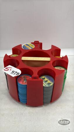 JELL-O AIRPLANE COINS IN PLASTIC HOLDER