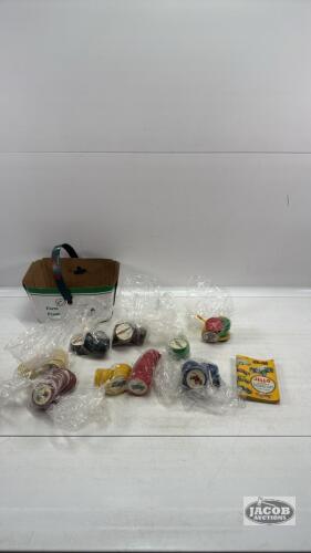 QUANTITY OF PLASTIC JELL-O CAR COINS