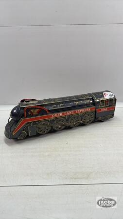 MODERN TOY TIN BATTERY POWERED TRAIN ENGINE