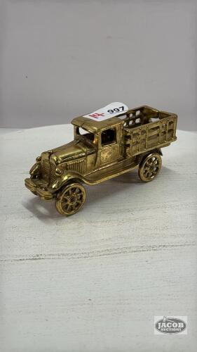 BRASS 6IN TRUCK