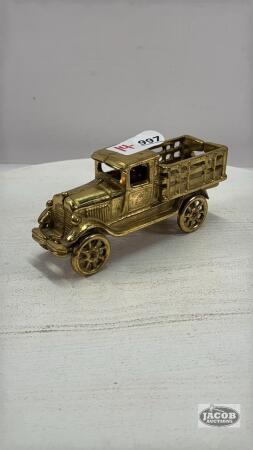 BRASS 6IN TRUCK