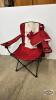 (1) CANADA FLAG FOLDING LAWN CHAIR