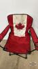 (1) CANADA FLAG FOLDING LAWN CHAIR - 2