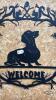 24IN METAL WELCOME WITH DOG - 2