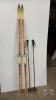 TUNDRA PATHFINDER CROSS COUNTRY SKIS AND POLES