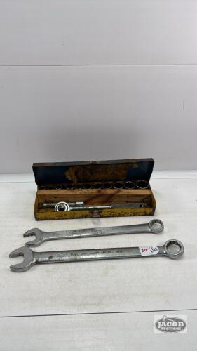 ASSORTED SOCKET AND WRENCH LOT