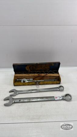 ASSORTED SOCKET AND WRENCH LOT