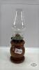 WOOD BASED COAL OIL LAMP