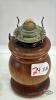 WOOD BASED COAL OIL LAMP - 3