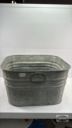 GALVANIZED WASH TUB