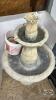 41IN TALL BIRD BATH FOUNTAIN - 2