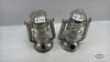 (2) BATTERY OPERATED 9IN TALL LANTERNS - 3