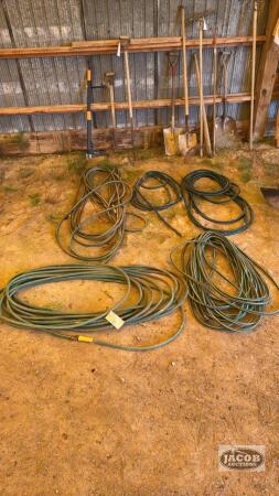 5 USED GARDEN HOSES