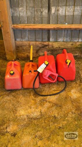 (4) JERRY CANS