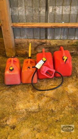(4) JERRY CANS