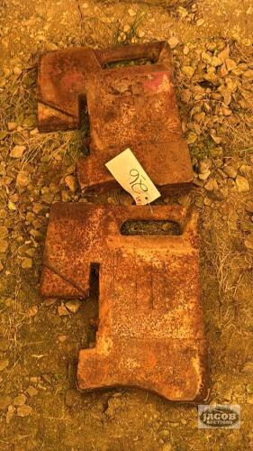(2) IH TRACTOR WEIGHTS