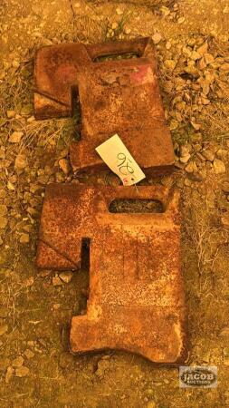 (2) IH TRACTOR WEIGHTS