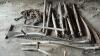 ANTIQUE FARM TOOLS AND DECOR LOT - 4