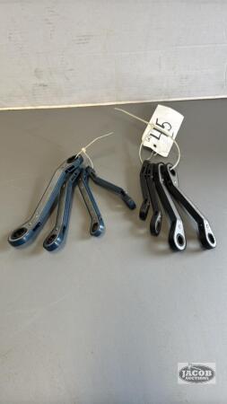 MASTERCRAFT SAE AND METRIC RATCHET WRENCH SETS