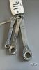(3) MASTERCRAFT SAE RATCHET WRENCHES