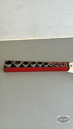 MOSTLY SNAP-ON 3/8IN DRIVE SAE SHALLOW SOCKETS