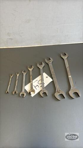 (7) SNAP-ON DOUBLE OPEN ENDED WRENCHES