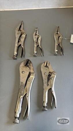 5 VISE GRIPS