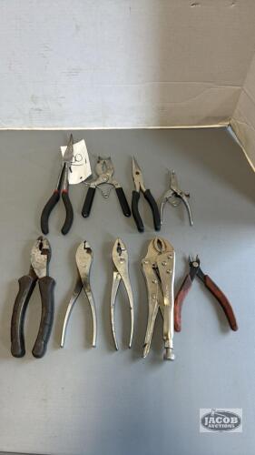 ASSORTED PLIER LOT
