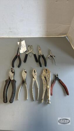 ASSORTED PLIER LOT