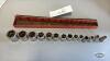 14PC SNAP-ON 1/2IN DRIVE SAE SOCKETS - 4