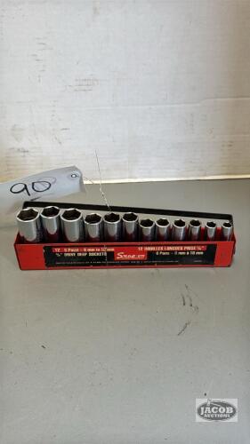 12PC SNAP-ON 3/8IN DRIVE METRIC SOCKETS