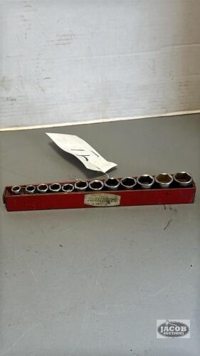 12PC CHALLENGER 3/8IN DRIVE METRIC SOCKETS