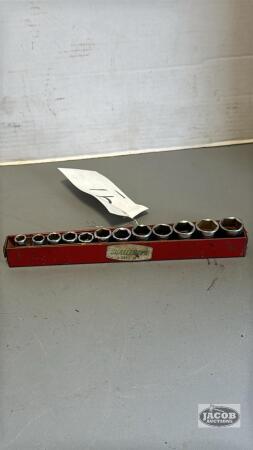 12PC CHALLENGER 3/8IN DRIVE METRIC SOCKETS