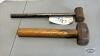 SMALL SLEDGE AND BRASS HAMMER - 2