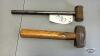 SMALL SLEDGE AND BRASS HAMMER - 3