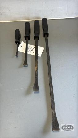 4PC PRY BAR LOT