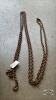 30FT CHAIN WITH 2 GRAB HOOKS
