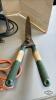 MILK CRATE, LIGHT, EXTENSION CORD AND PRUNERS - 3