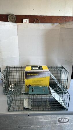 2 LIVE ANIMAL TRAPS