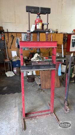 SHOP BUILT PRESS