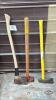 2 AXE AND SLEDGE HAMMER