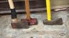 2 AXE AND SLEDGE HAMMER - 2