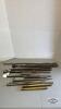 PRY BAR, CHISSEL AND TIRE SPOON LOT