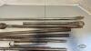 PRY BAR, CHISSEL AND TIRE SPOON LOT - 4
