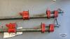 2 SLIDING PIPE CLAMPS - 3