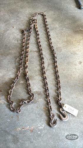 CHAIN WITH 2 GRAB HOOKS
