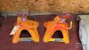 (2) POWER FIST 6 TON AXLE STANDS - 3