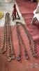 2 CHAINS AND SINGLE 17IN TALL AXLE STANDS