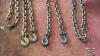 2 CHAINS AND SINGLE 17IN TALL AXLE STANDS - 3