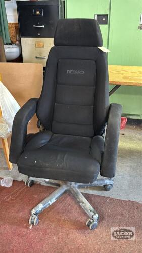 RECARO ARMED SHOP OFFICE CHAIR